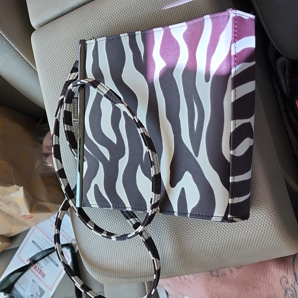 Nine west zebra print purse